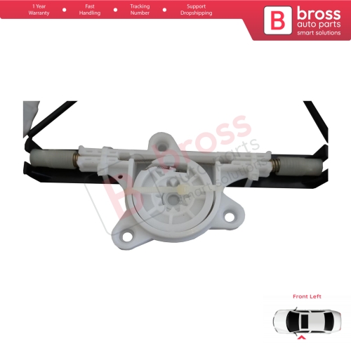 Window Regulator Repair Kit Front Left for Nissan Terrano 2 R20 Serena 1 C23 Vito W638 Maverick UDS UNS 807010F015