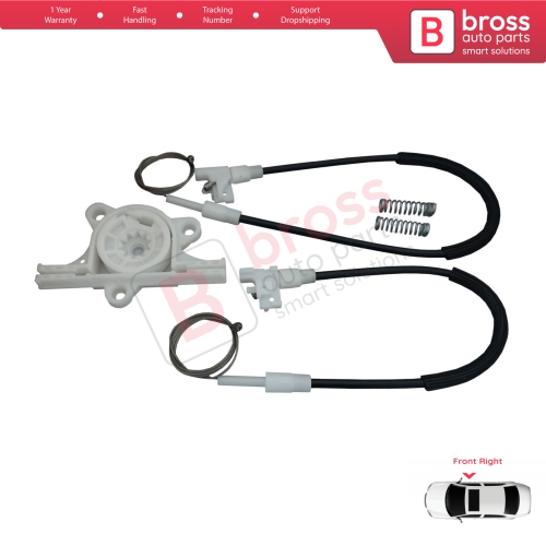 Window Regulator Repair Kit Front Right for Nissan Terrano 2 R20 Serena 1 C23 Vito W638 Maverick UDS UNS 807000F010