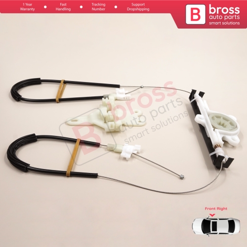 Window Regulator Repair Kit Front Right for Nissan Terrano 2 R20 Serena 1 C23 Vito W638 Maverick UDS UNS 807000F010