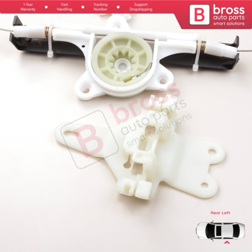 Window Regulator Repair Kit Rear Left for Nissan Terrano MK2 R20 1992-2007 SUV Van 27012X400