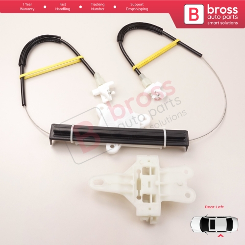 Window Regulator Repair Kit Rear Left for Nissan Terrano MK2 R20 1992-2007 SUV Van 27012X400