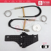 Power Window Regulator Repair Set Front Right Door for Peugeot 307 3A/C 3E 3H 2001-2008 4/5 Door 9634456880