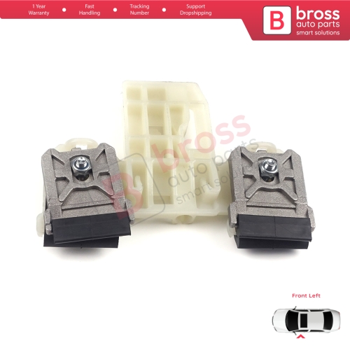 Window Regulator Repair Clips Front Left for Skoda Fabia MK2 5J MG 542 545 2006-2014 5-Door 5J1837401