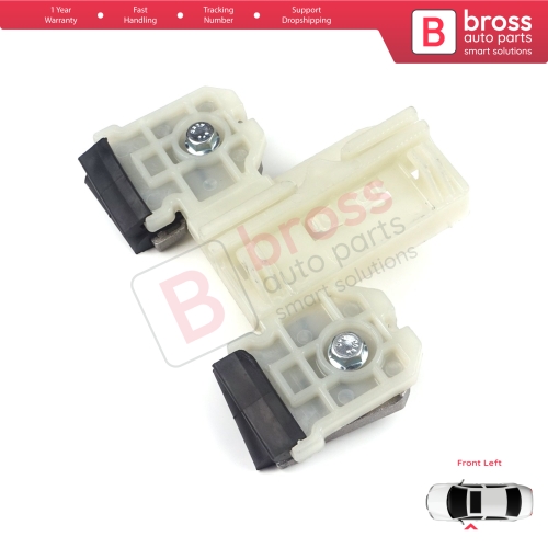 Window Regulator Repair Clips Front Left for Skoda Fabia MK2 5J MG 542 545 2006-2014 5-Door 5J1837401