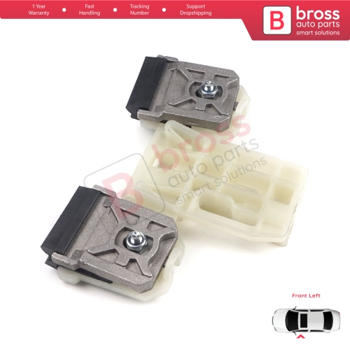 Window Regulator Repair Clips Front Left for Skoda Fabia MK2 5J MG 542 545 2006-2014 5-Door 5J1837401