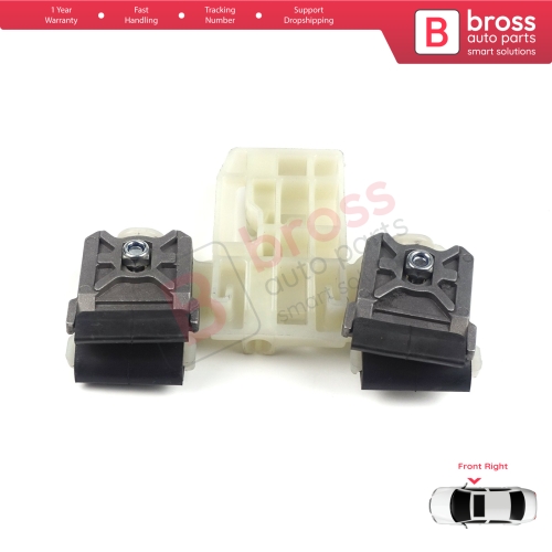 Window Regulator Repair Clips Front Right for Skoda Fabia MK2 5J MG 542 545 2006-2014 5-Door 5J1837402