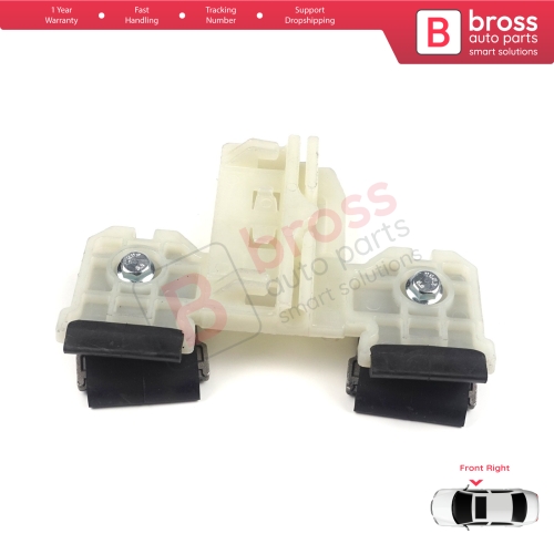 Window Regulator Repair Clips Front Right for Skoda Fabia MK2 5J MG 542 545 2006-2014 5-Door 5J1837402