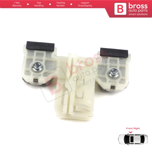 Window Regulator Repair Clips Front Right for Skoda Fabia MK2 5J MG 542 545 2006-2014 5-Door 5J1837402