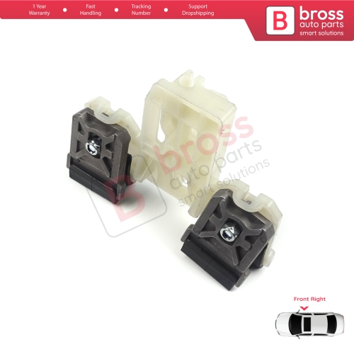 Window Regulator Repair Clips Front Right for Skoda Fabia MK2 5J MG 542 545 2006-2014 5-Door 5J1837402