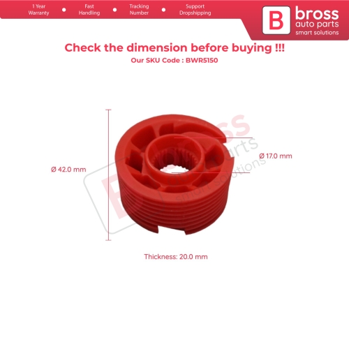 Window Regulator Repair Wheel for DAF CF85/95 2002-On