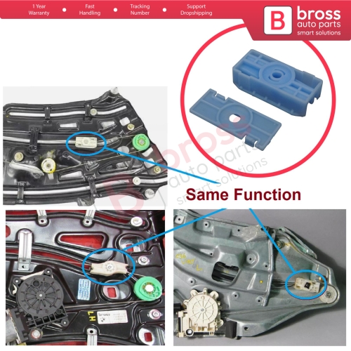 Window Regulator Repair Clips Rear Windows for Jaguar Audi Volvo BMW Porsche Mercedes Convertible