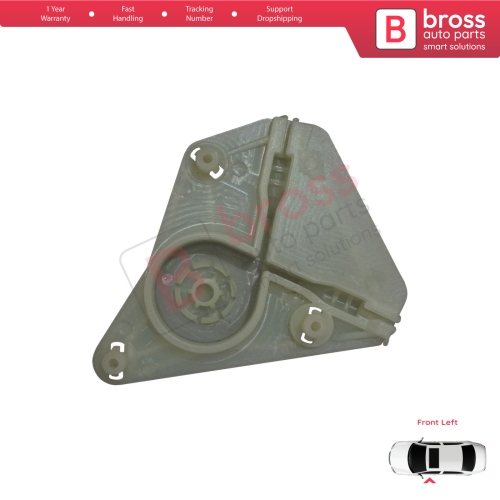 Window Regulator Repair Motor Wheel House Front Left for VW Polo MK4 6Q 9A 9N 9N3 2001-2009 HB 5-Door 9A4 2002-2018 4-Door Sedan