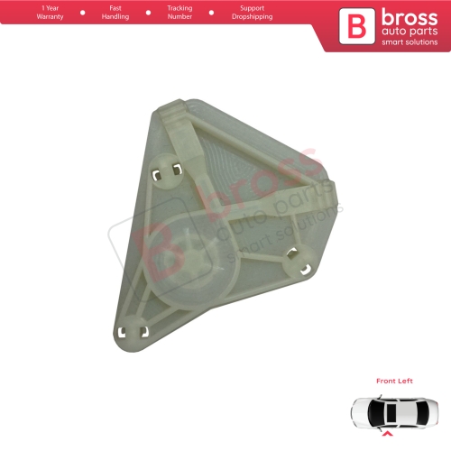 Window Regulator Repair Motor Wheel House Front Left for VW Polo MK4 6Q 9A 9N 9N3 2001-2009 HB 5-Door 9A4 2002-2018 4-Door Sedan