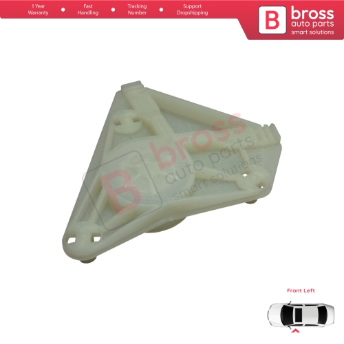 Window Regulator Repair Motor Wheel House Front Left for VW Polo MK4 6Q 9A 9N 9N3 2001-2009 HB 5-Door 9A4 2002-2018 4-Door Sedan