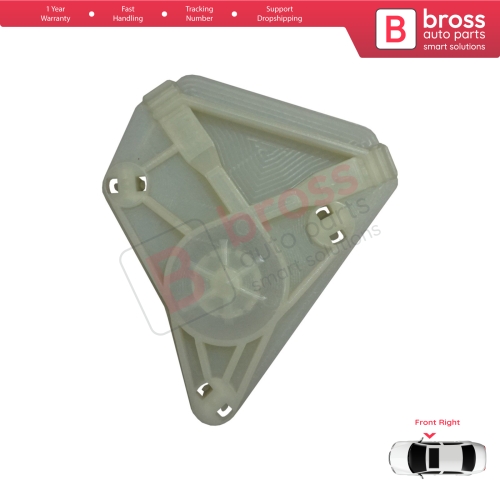 Window Regulator Repair Motor Wheel House Front Right for VW Polo MK4 6Q 9A 9N 9N3 2001-2009 HB 5-Door 9A4 2002-2018 4-Door Sedan