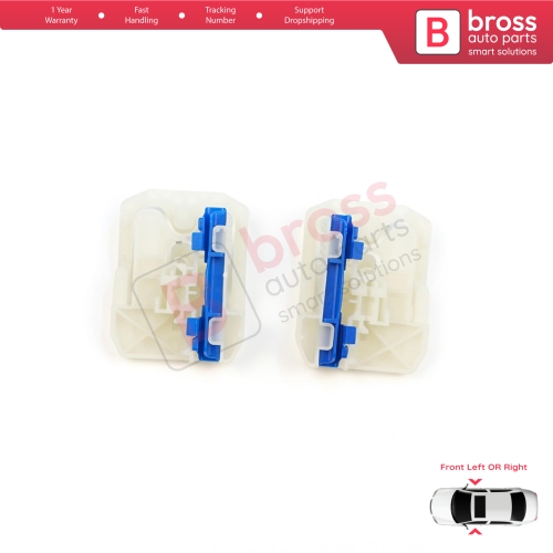 Window Regulator Repair Clips 1+2 Front Door for Audi A4 S4 B8 Q7 MK1 4L Skoda Octavia MK3 5E 4/5 Door