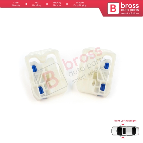 Window Regulator Repair Clips 1+2 Front Door for Audi A4 S4 B8 Q7 MK1 4L Skoda Octavia MK3 5E 4/5 Door