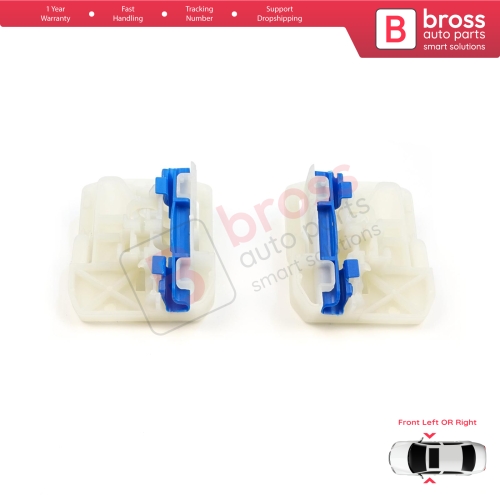 Window Regulator Repair Clips 1+2 Front Door for Audi A4 S4 B8 Q7 MK1 4L Skoda Octavia MK3 5E 4/5 Door