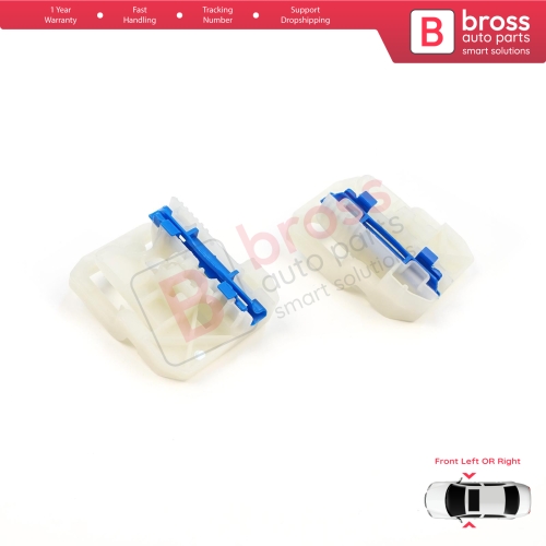 Window Regulator Repair Clips 1+2 Front Door for Audi A4 S4 B8 Q7 MK1 4L Skoda Octavia MK3 5E 4/5 Door