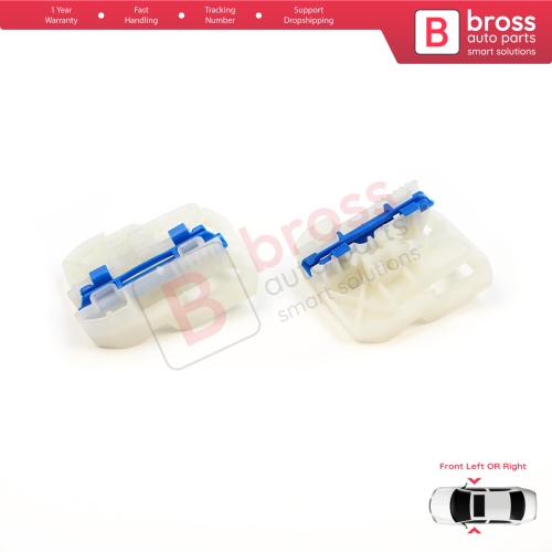 Window Regulator Repair Clips 1+2 Front Door for Audi A4 S4 B8 Q7 MK1 4L Skoda Octavia MK3 5E 4/5 Door