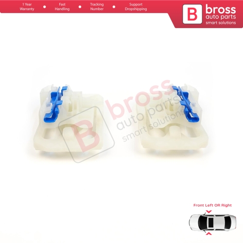 Window Regulator Repair Clips 1+2 Front Door for Audi A4 S4 B8 Q7 MK1 4L Skoda Octavia MK3 5E 4/5 Door