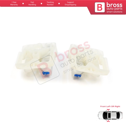 Window Regulator Repair Clips 1+2 Front Door for Audi A4 S4 B8 Q7 MK1 4L Skoda Octavia MK3 5E 4/5 Door