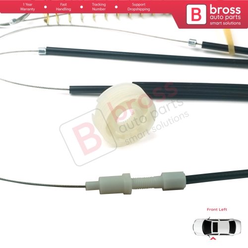 Window Regulator Repair Kit Left for Audi TT MK1 8N 8N3 8N9 1998-2006 2-Door 8N0837461