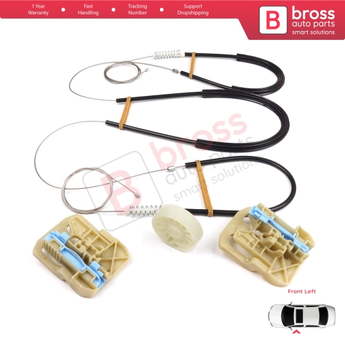 Power Window Regulator Repair Set Front Left for Audi A4 S4 B8 8K 8KH 8K5 8K2 2008-2015 4/5 Door 8K0837461