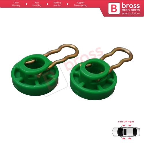 Scissors Style Window Regulator Sliding Pivot Guide Roller Clips Set for Saab 9-3 9-5 MK1 900 MK2 Volvo 740 850 940 960 S70 S90 V70 V90 XC70 MK1 4493433