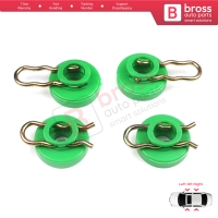 Scissors Style Window Regulator Sliding Pivot Guide Roller Clips Set for Saab 9-3 9-5 MK1 900 MK2 Volvo 740 850 940 960 S70 S90 V70 V90 XC70 MK1 4493433