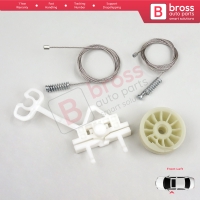 Window Regulator Repair Kit Front Left for Fiat Abarth Punto Grande Evo MK3 199 2005-2024 3/5-Door 51723316