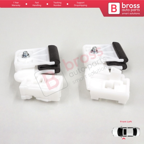 Window Regulator Repair Clips Front Left for Hyundai Elantra HD 2005-2011 Sonata NF 2005-2008 Kia Ceed ED 2006-2012 5-Door