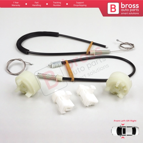 Window Regulator Repair Kit Front Left or Right for Citroen Saxo S0 S1 1996-2003 5-Door 9221H2 9222H4