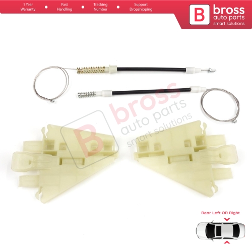 Power Window Regulator Repair Kit Rear Left or Right for Alfa Romeo 159 939 2005-2011 4/5 Door 71740123 71740124