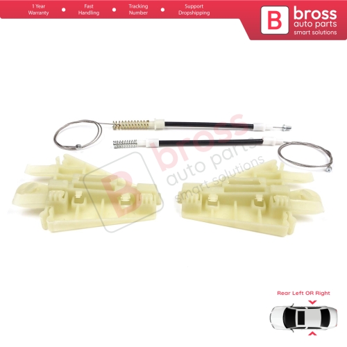 Power Window Regulator Repair Kit Rear Left or Right for Alfa Romeo 159 939 2005-2011 4/5 Door 71740123 71740124