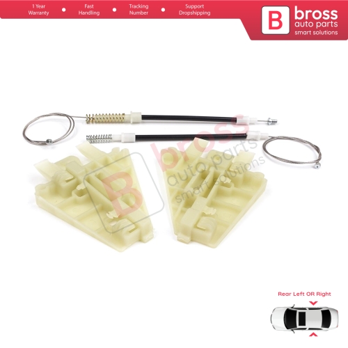 Power Window Regulator Repair Kit Rear Left or Right for Alfa Romeo 159 939 2005-2011 4/5 Door 71740123 71740124