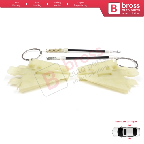 Power Window Regulator Repair Kit Rear Left or Right for Alfa Romeo 159 939 2005-2011 4/5 Door 71740123 71740124