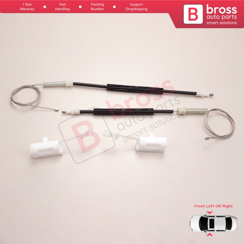 Window Regulator Repair Set Front Left or Right for Alfa Romeo 147 937 2000-2010 3/5 Door 46751871 46751870