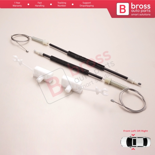 Window Regulator Repair Set Front Left or Right for Alfa Romeo 147 937 2000-2010 3/5 Door 46751871 46751870
