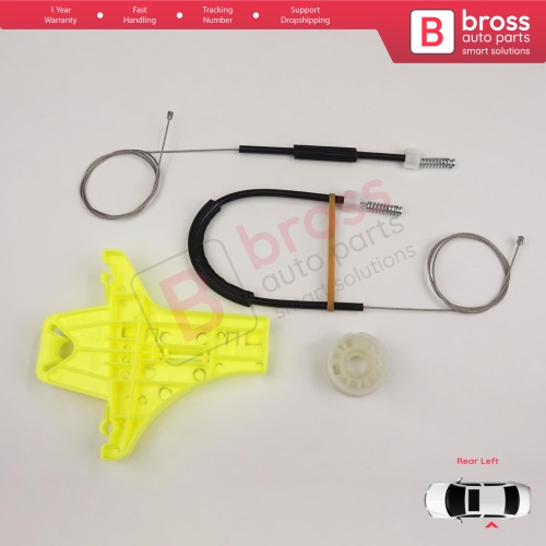 Window Regulator Repair Kit Rear Left for VW Amarok MK1 2H 2010-2022 4-Door Pickup 2H7839401