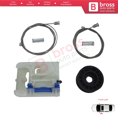 Window Regulator Repair Kit Front Left BK21V23201AD for Ford Tourneo Custom 2015-On.