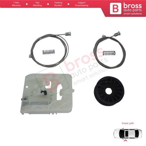 Window Regulator Repair Kit Front Left BK21V23201AD for Ford Tourneo Custom 2015-On.