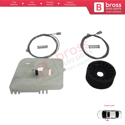 Power Window Regulator Repair Kit Front Left for Ford Transit Custom Tourneo MK1 V362 F3 FY FZ 2012-2023 BK21V23201AC