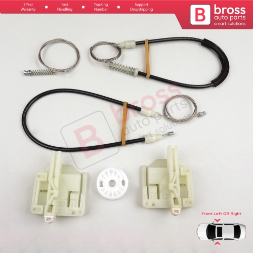 Window Regulator Repair Set Front Left or Right for BMW 3 Series E90 E91 2004-2012 4/5 Door 51337140587 51337140588