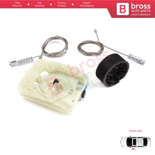 Power Window Regulator Repair Kit Front Left for Fiat Tipo MK2 356 357 Egea 2015-On 4/5 Door 52072857