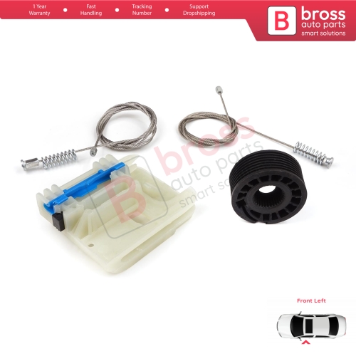 Power Window Regulator Repair Kit Front Left for Fiat Tipo MK2 356 357 Egea 2015-On 4/5 Door 52072857