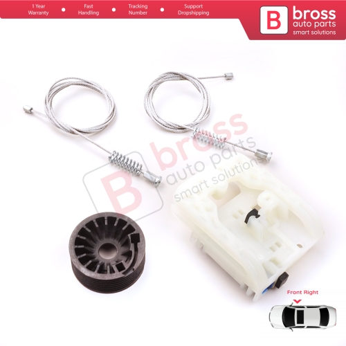 Power Window Regulator Repair Kit Front Right for Fiat Tipo MK2 356 357 Egea 2015-On 4/5 Door 52072856