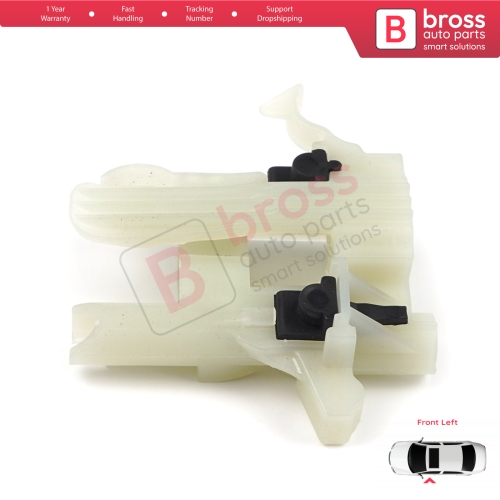 Power Window Regulator Repair Clips Front Left for Fiat 500 2007-On 2/3 Door Hatchback Cabrio Convertible 68070267AD