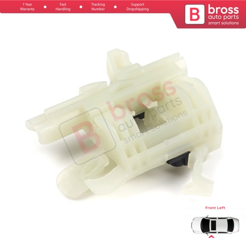 Power Window Regulator Repair Clips Front Left for Fiat 500 2007-On 2/3 Door Hatchback Cabrio Convertible 68070267AD