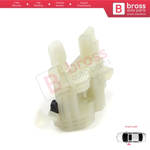 Power Window Regulator Repair Clips Front Left for Fiat 500 2007-On 2/3 Door Hatchback Cabrio Convertible 68070267AD